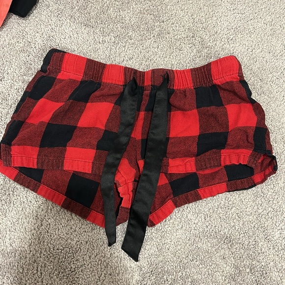 Buffalo Plaid Pajama Shorts - Picture 2 of 6
